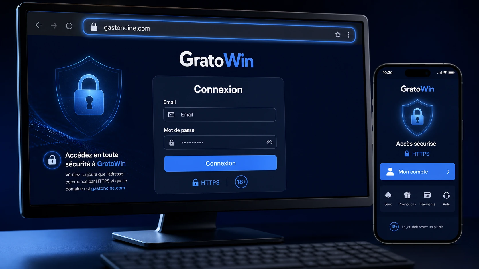 Où et comment se connecter à GratoWin