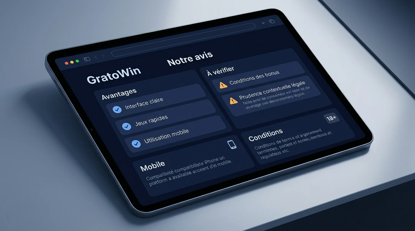 Notre avis sur Gratowin